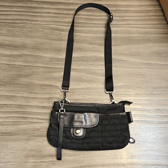MOSEY BLACK ADJUSTABLE CROSSBODY/BELT BAG - Picture 1 of 16